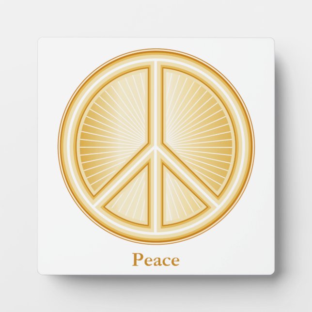 Peace Mandala Fotoplatte (Vorderseite)