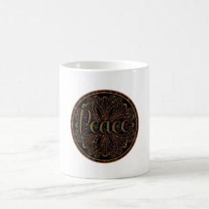 Peace Mandala Kaffeetasse