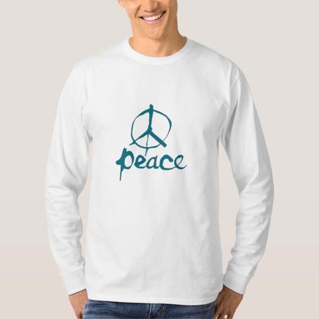 Peace-men-Hemd T-Shirt (Vorderseite)