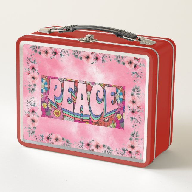 Peace Metal Lunch Box (Vorderseite)