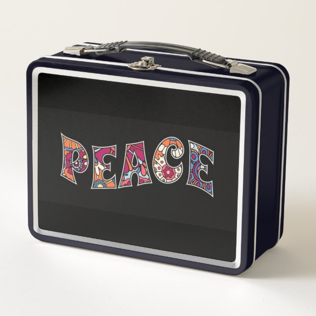Peace Metal Lunch Box (Vorderseite)