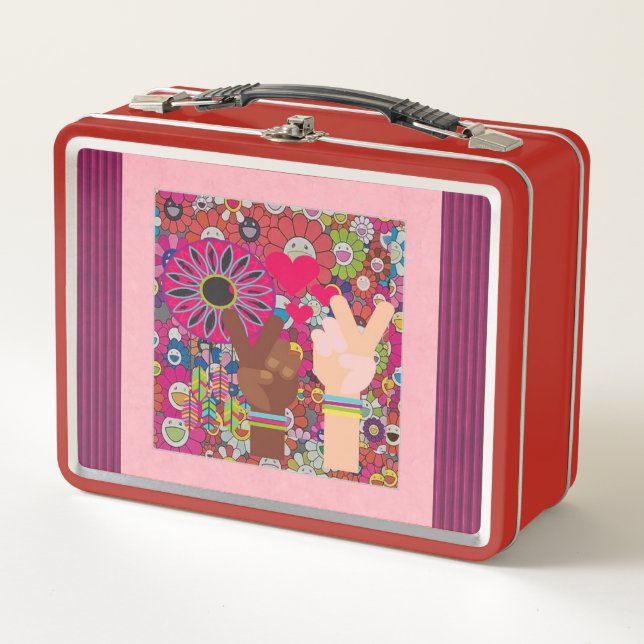 Peace Metal Lunch Box (Vorderseite)