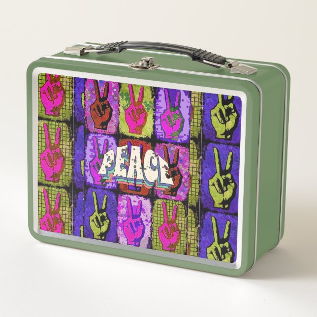 Peace Metal Lunch Box (Vorderseite)
