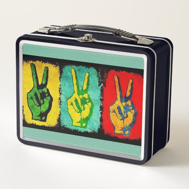 Peace Metal Lunch Box (Vorderseite)