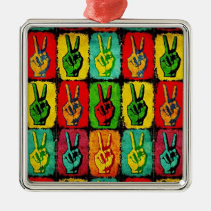 Peace Metal Ornament Aus Metall