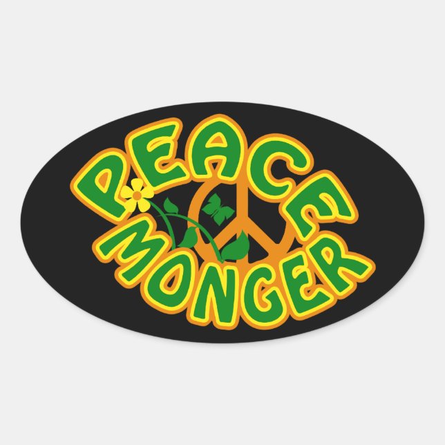 Peace Monger Sticker (Vorderseite)
