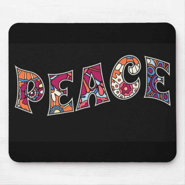 Peace Mouse Pad Mousepad (Vorne)