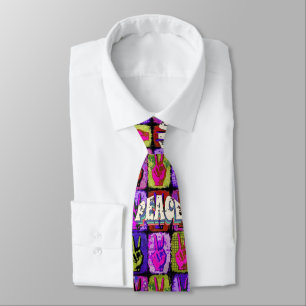 Peace Necktie Krawatte