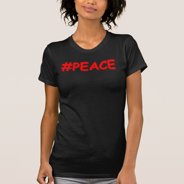 "#PEACE" Niedliches Design Jetzt kaufen T-Shirt (Vorderseite)