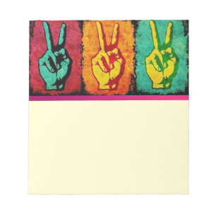 Peace Notepad Notizblock