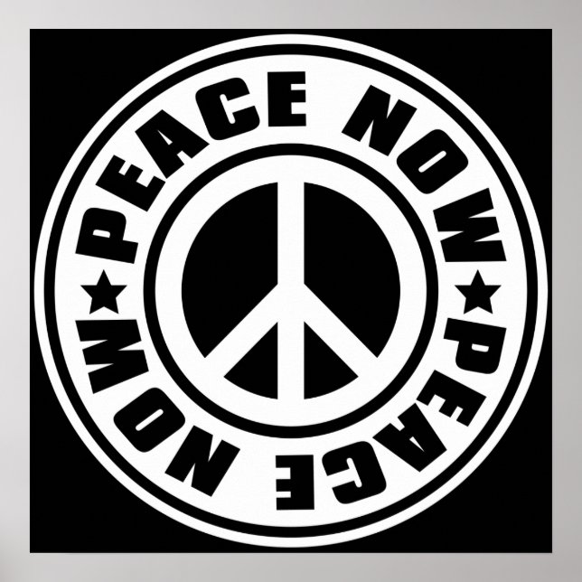 PEACE_NOW POSTER (Vorne)
