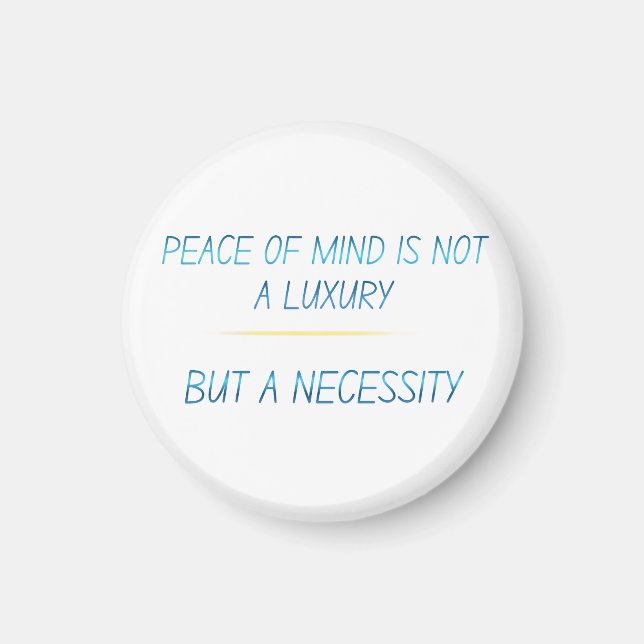 Peace of mind magnet (Vorne)
