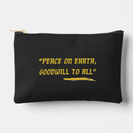Peace on Earth Goodwill to All- Zubehörtasche