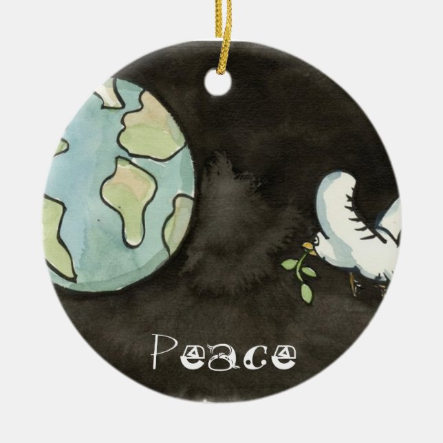 Peace on Earth Ornament (Vorne)