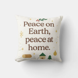 Peace on Earth, Peace at Home – Cozy Christmas  Kissen