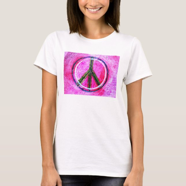 ...peace...original art by healingcolors... T-Shirt (Vorderseite)
