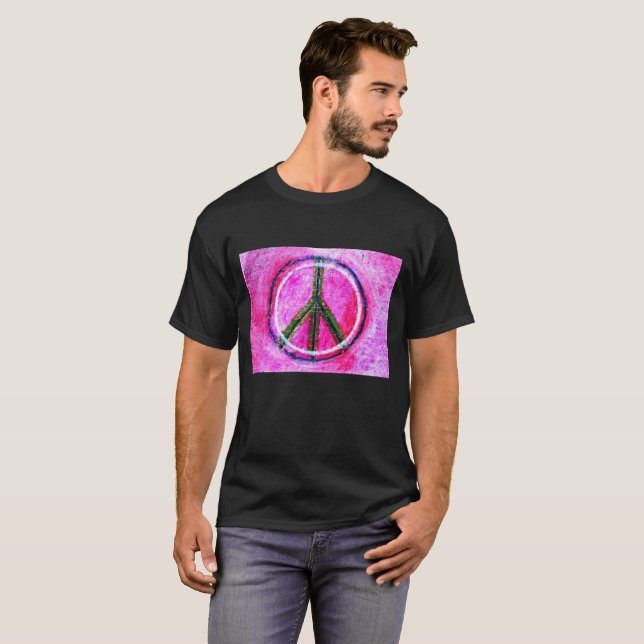 ...peace...original art by healingcolors... T-Shirt (Vorne ganz)