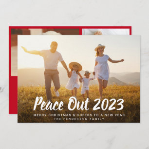 Peace Out 2020 Fotos Weihnachten Neues Jahr