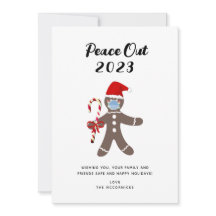 Peace Out 2022 Funny Sprichwort Weihnachten Lebkuc