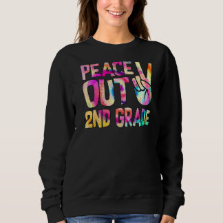 "Peace Out 2. Grade Happy Last Day of School Krawa Sweatshirt