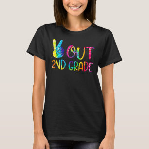 "Peace Out 2. Grade Happy Last Day of School Krawa T-Shirt