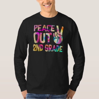 "Peace Out 2. Grade Happy Last Day of School Krawa T-Shirt