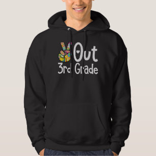 Peace Out 3. Klasse letzten Schultag der dritten K Hoodie