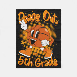 Peace Out 5. Klasse Abschluss am letzten Tag Fleecedecke