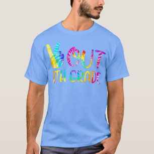 "Peace Out" 7. Klasse Glückwunsch letzten Tag der T-Shirt