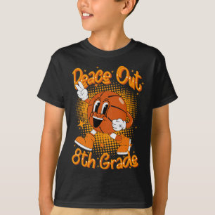 Peace Out 8. Klasse Abschluss am letzten Tag T-Shirt