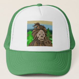 Peace Out Bigfoot Sasquatch   Truckerkappe