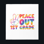 Peace Out First Grade Gefärbte Krawatte Letzter Ta Notizblock<br><div class="desc">Peace Out First Grade Gefärbte Krawatte Letzter Tag 1ste Stufe</div>