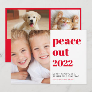 Peace Out Fotos Rote Weihnachten