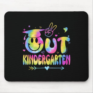"Peace out Kindergarten" Gefärbte Krawatte letzten Mousepad
