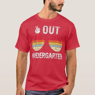 "Peace Out Kindergarten - Glück letzten Tag T-Shirt