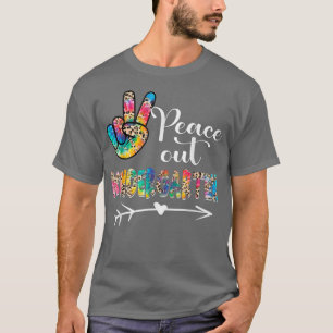 Peace Out Kindergarten Letzter Schulsommer T T-Shirt