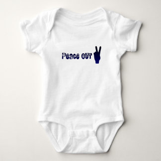 Peace Out Säugling One Stück Baby Strampler
