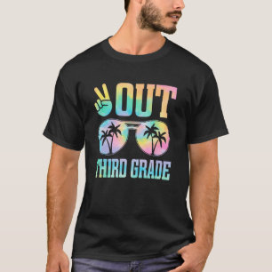 Peace Out Third Grade Letzter Schultag T-Shirt
