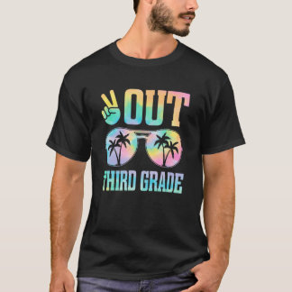 Peace Out Third Grade Letzter Schultag T-Shirt
