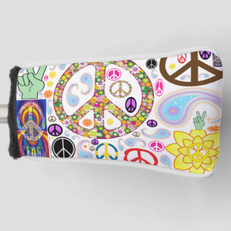 Peace & Paisley Collage Golf Headcover