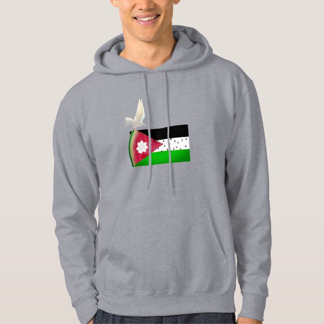 Peace Palestine Watermelon Hoodie (Vorderseite)