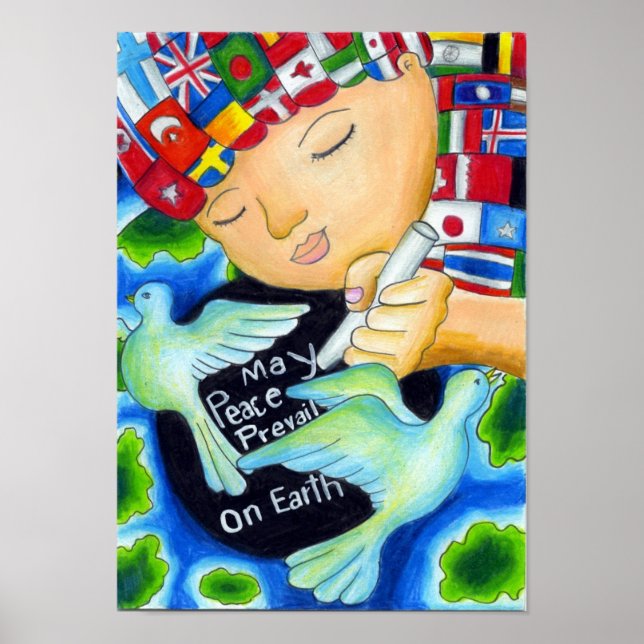 Peace Pals ~ May Peace Prevail on Earth Poster (Vorne)