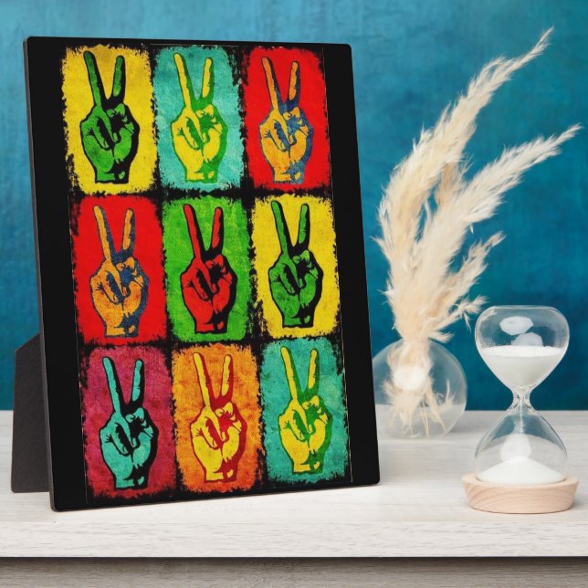 Peace Plaque Fotoplatte (Seite)