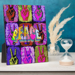 Peace Plaque Fotoplatte