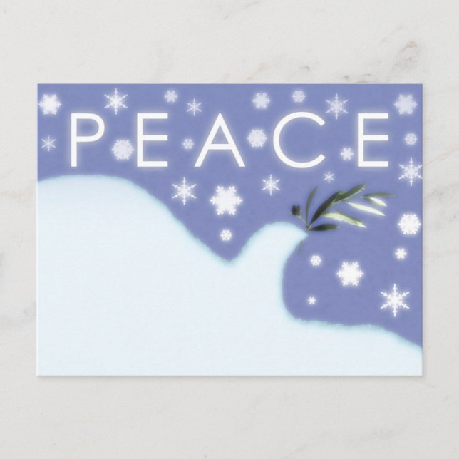 PEACE POSTCARD POSTKARTE (Vorderseite)