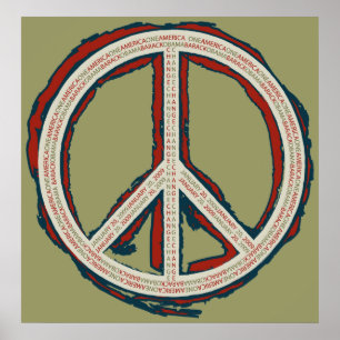 Peace Print Poster