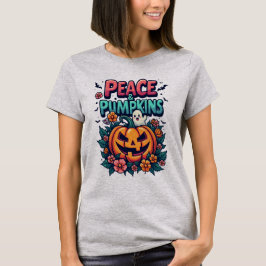 Peace & Pumpkin Halloween T-shir T-Shirt