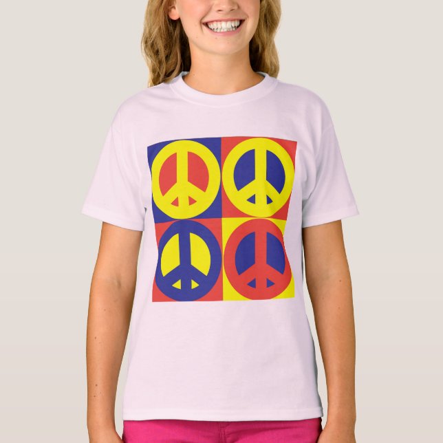 Peace Quilt - Kinderhemd T-Shirt (Vorderseite)