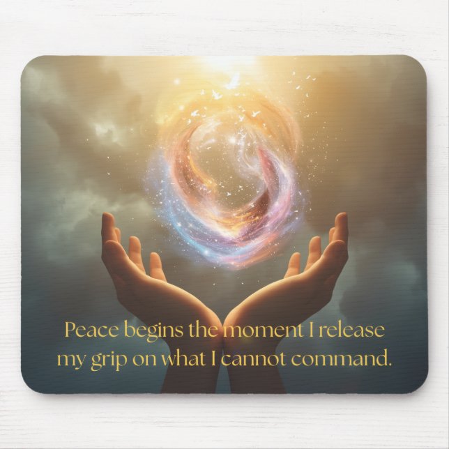 Peace Quote Mousepad (Vorne)