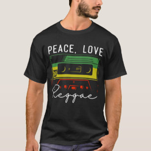 Peace Reggae Music Liebe Rasta Jamaica T-Shirt